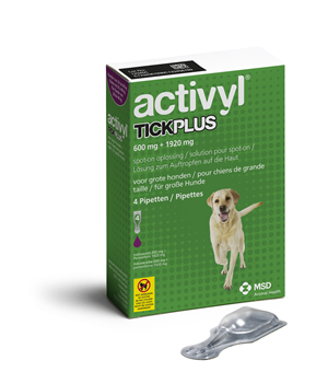 Activyl tickplus*4p 4ml20-40kg