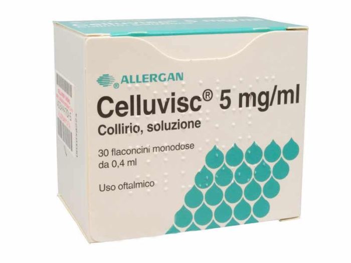 Celluvi, 5mg/ml collirio, soluzione 30 flaconcini monodose da 0,4ml