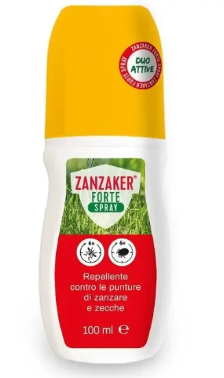 Zanzaker Forte Spray Repellente Zanzare/Zecche 100ml