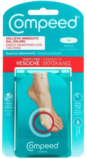 Compeed cerotti vesciche piccolo 6 pezzi