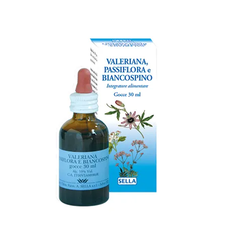 Valeriana Passiflora Biancospino 30 ml gocce