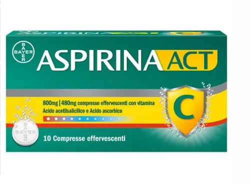 AspirinaAct 10 Compresse Effervescenti