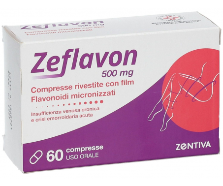 Zeflavon 60 Compresse Rivestite 500mg