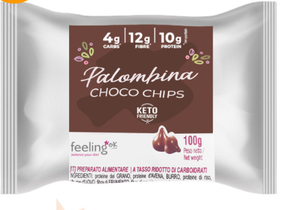 Feeling Ok Palombina + Protein Choco Chips 100 GR