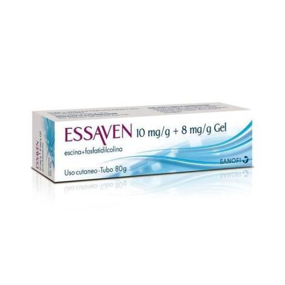 Essaven gel 10mg/g + 8mg/g escina fosfatidilcolina insufficienza venosa e fragilità capillare tubo 80g