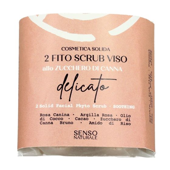 Senso Naturale 2 fito scrub viso allo zucchero di canna