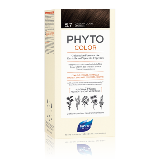 Phyto phytocolor 5.7 castano chiaro tabacco