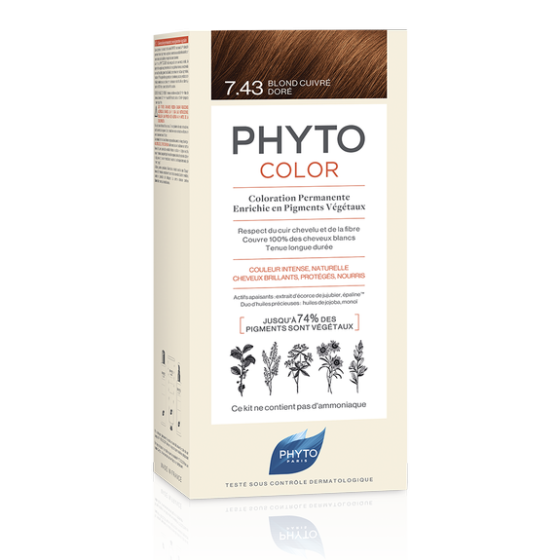 Phyto phytocolor 7,43 biondo ramato dorato