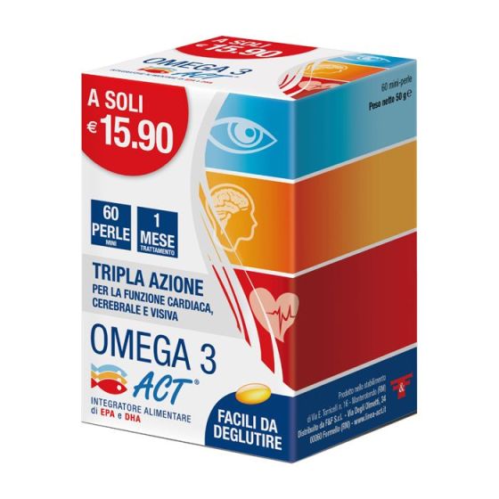 Omega 3 act 540mg 60 perle mini