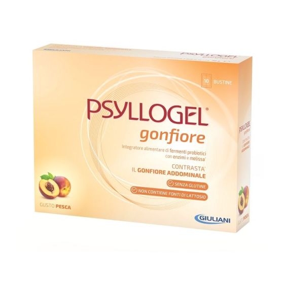 Psyllogel Gonfiore gusto pesca 10bustine