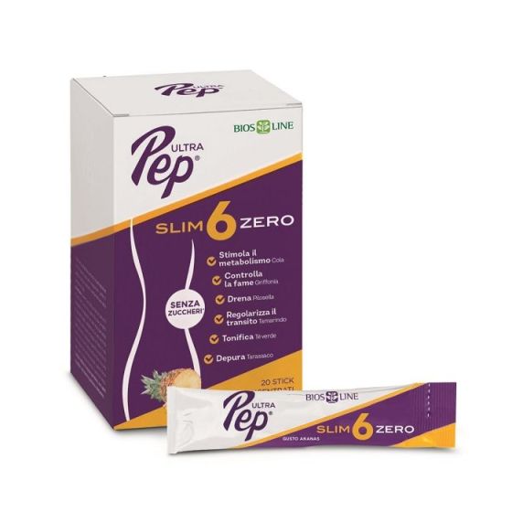 Ultra Pep Slim 6 zero ananas 20 stick