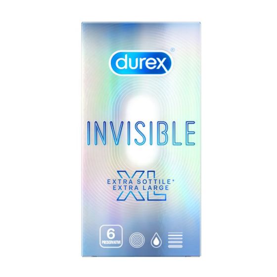 Durex Invisible XL Profilattico 6 pezzi