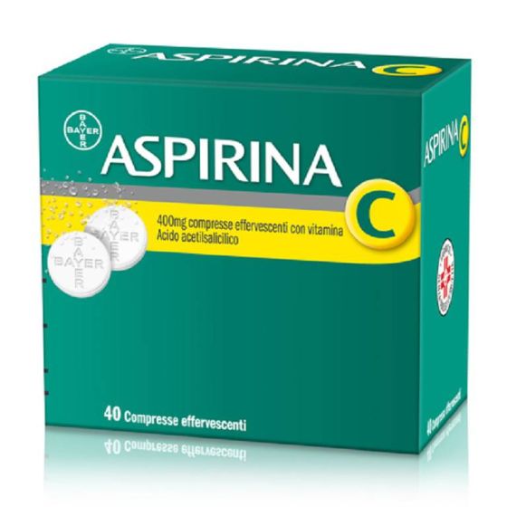 Aspirina c 400+240mg 40 compresse effervescenti