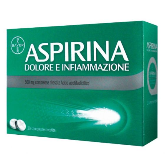 Aspirina dolore infiammazione 20compresse 500mg