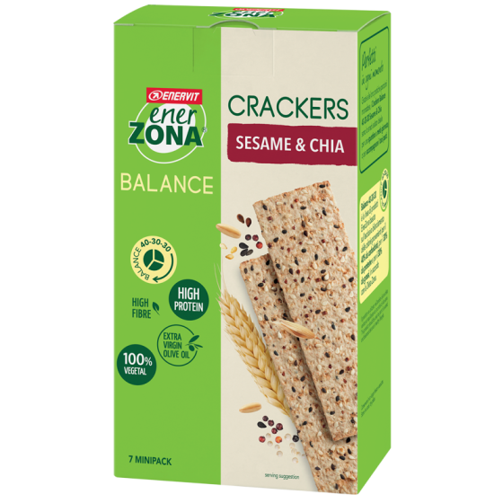 Enerzona crackers sesamo&chia 175g