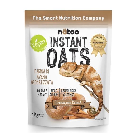 Natoo Instant Oats Farina di Avena Cinnamon Donut 1Kg