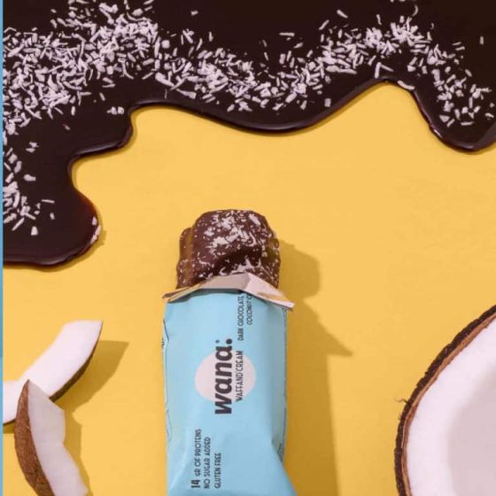 Wana Waffand'Cream Cioccolato Fondente/Cocco 43g