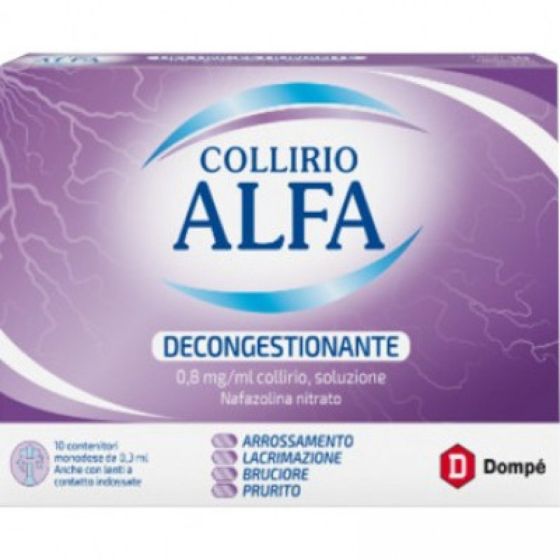  Collirio Alfa Decongestionante 10 contenitori da 0.3 ml