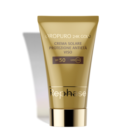 Rephase Oropuro 24K Gold SPF 50 Crema Solare Viso 50 ml