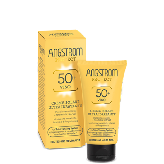Angstrom protect crema solare viso idratante ultra protettiva spf50+ 50ml
