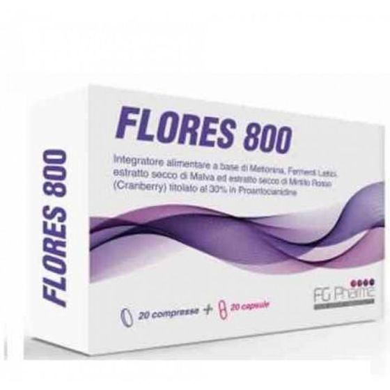 Flores 800 20 compresse + 20 capsule