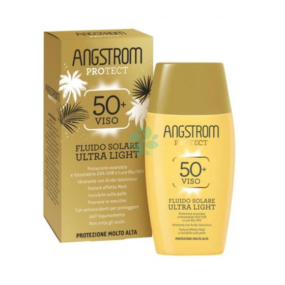 Angstrom fluido solare ultra light viso spf 50+ 40ml