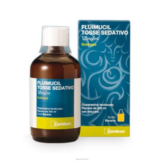 Fluimucil tosse sedativo sciroppo 1,8mg/ml 200ml