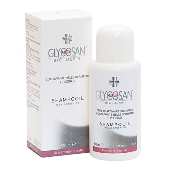Vivipharma glycosan plus bioderm shampoo dermatiti e psoriasi 200ml