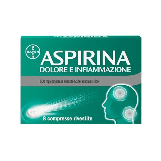 Aspirina Dolore Infiammazione 8 comprese 500mg