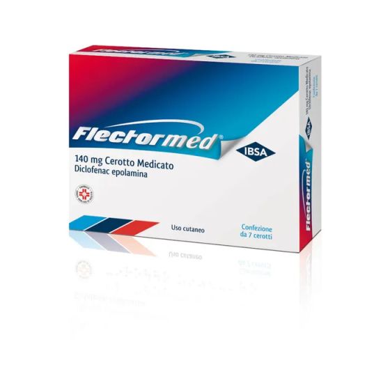 Flectorm, 140mg cerotti medicati, 7 cerotti in carta/pe/al/etilene e acido metacrilico copolimero