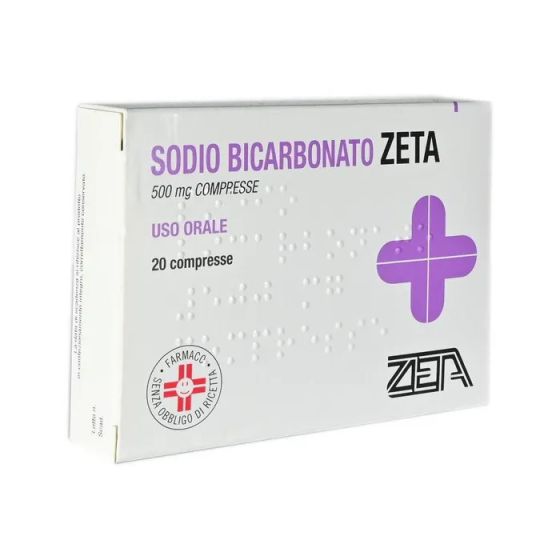 Sodio Bicarbonato Zeta 20 Compresse 500 Mg
