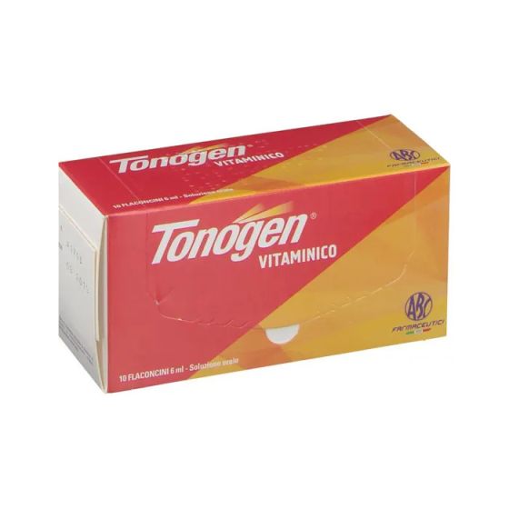 Tonogen v, polvere e solvente per soluzione orale flacone con tappo serbatoio
