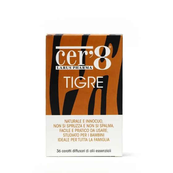Cer8 tigre cusc adesivo 36pz
