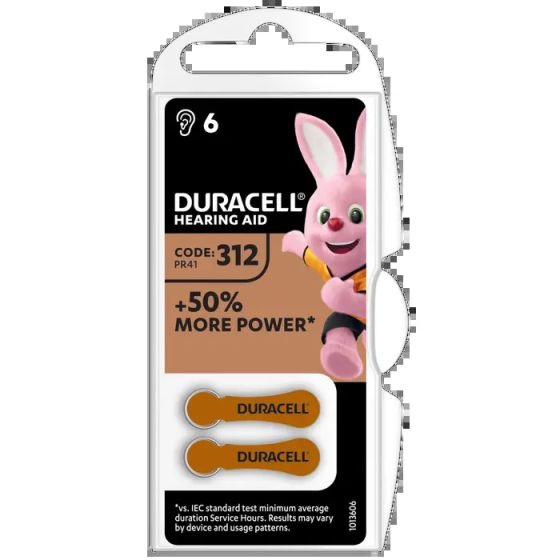 Duracell easy tab 312 marrone