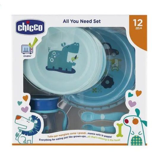 Ch set pappa 12m+ azzurro