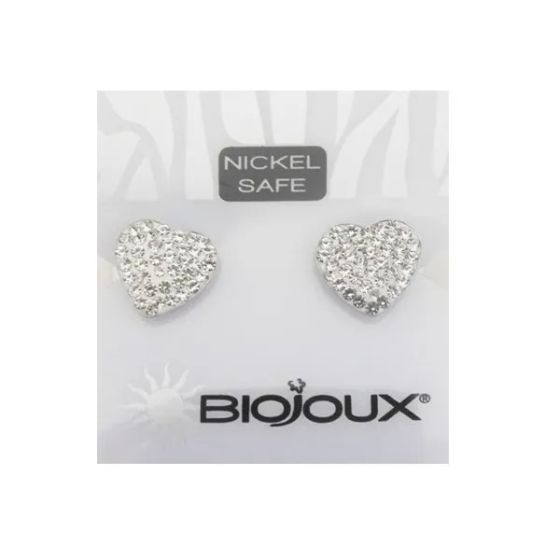 White pave heart bjt921
