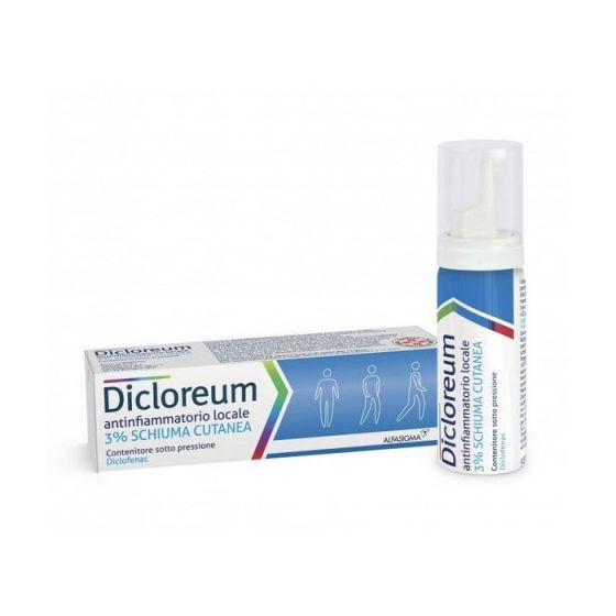  Dicloreum Antinfiammatorio Locale* 3% Schiuma Cutanea 50 g