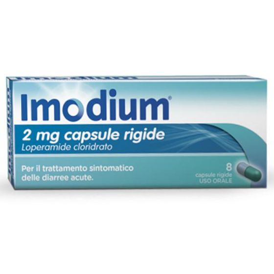 Imodium 2mg capsule rigide 8 capsule
