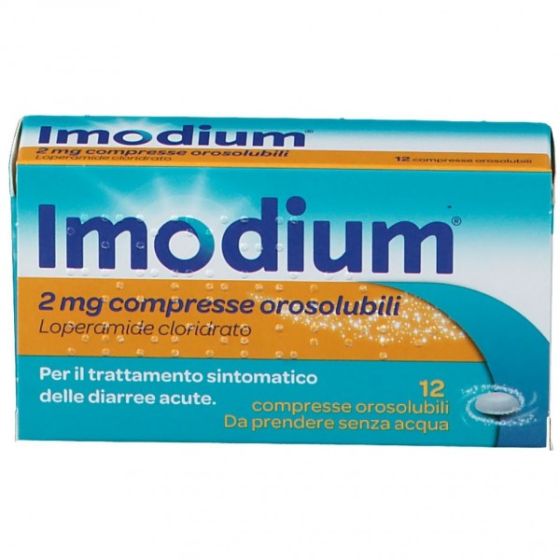 Imodium 12 cpr oro solubile 2mg