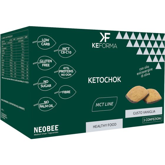 Keforma mct ketochok 3 confezioni da 36g - 108g
