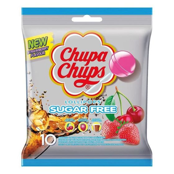 Chupa chups senza zuccheri 10 pz