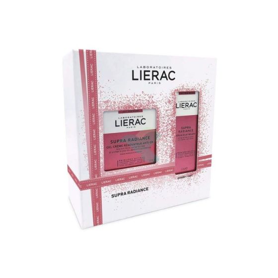 Lierac supra radiance cofanetto crema 50ml + siero occhi illuminante 15ml