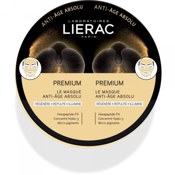 Lierac maschera viso duo premium 2x6ml