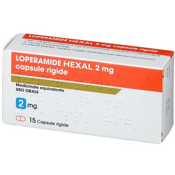 Loperamide hexal 2mg 15 capsule