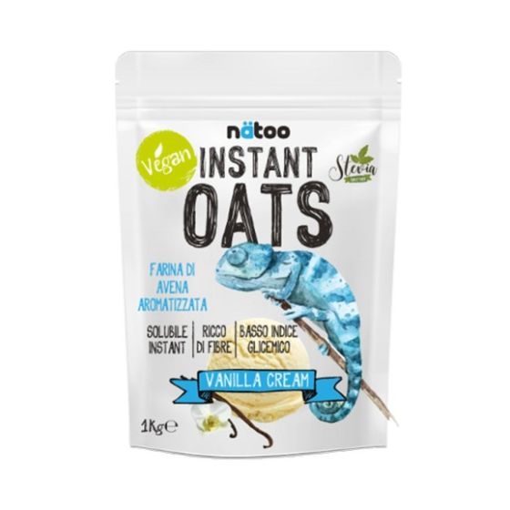 Natoo Instant Oats Farina di Avena Vaniglia 1 Kg