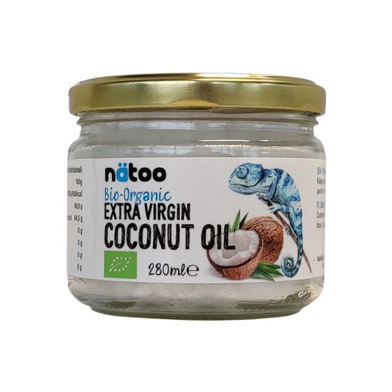 Natoo Bio Organic Extra Virgin Coconut Oil 280ml
