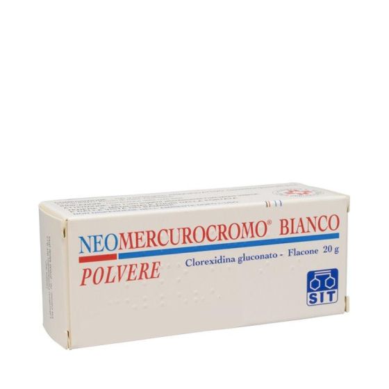 Neomercurocromo bian, polvere flac 20g