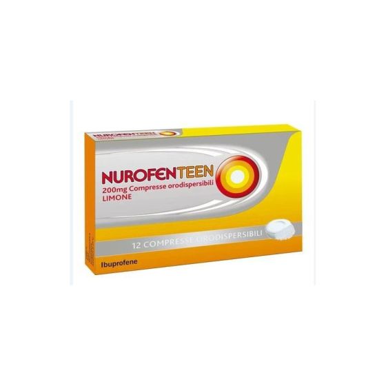 Nurofenteen 200mg 12 compresse orodispersibili