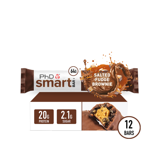 PhD Smart Bar Salted Fudge Brownie 64g