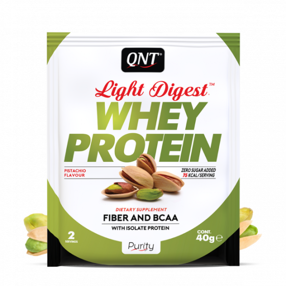 Qnt light digest whey protein pistacchio 40g